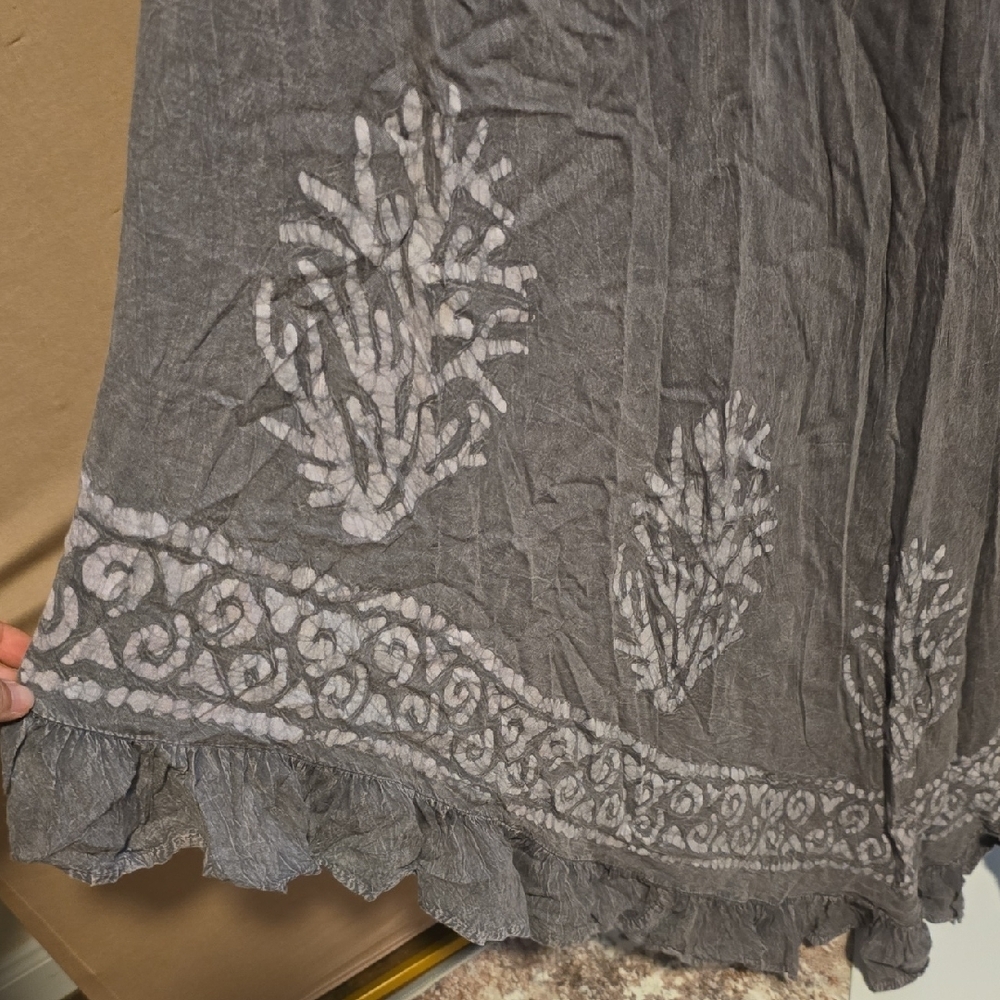 India Boutique Pink and Gray Maxi Dress - Picture 4 of 6